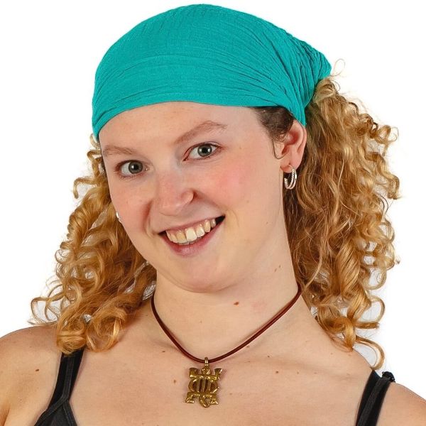 Picture of gauzy cotton headwrap