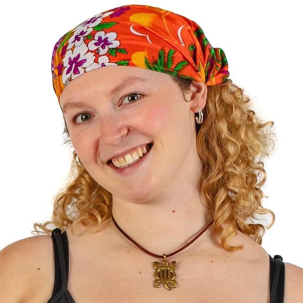 Picture of tropical headwrap