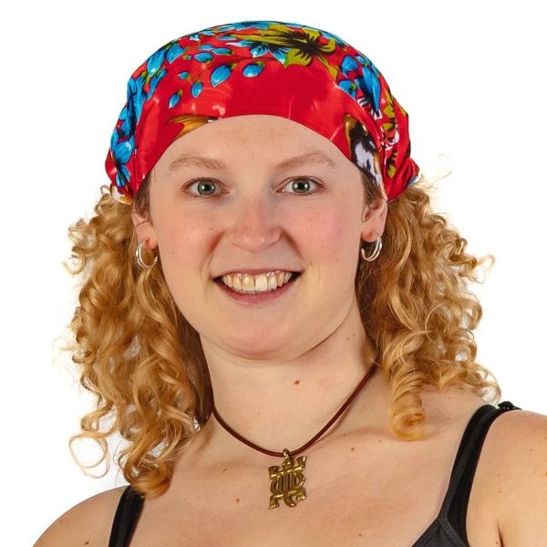 Picture of tropical headwrap