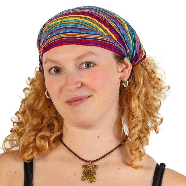 Picture of loose weave headwrap