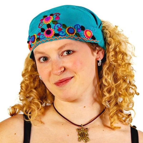 Picture of floral headwrap