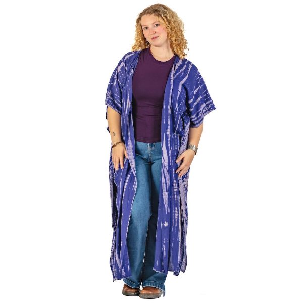 	Lainie Tie Dye Belted Maxi Kimono