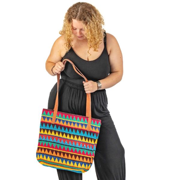 Picture of carryall leather tote