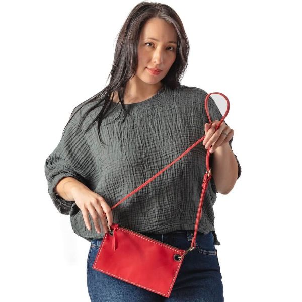 Picture of hand-stitched leather bag