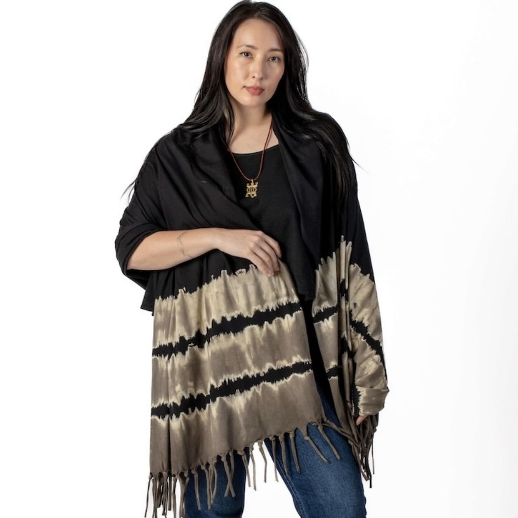 Picture of mojave tie dye shawl