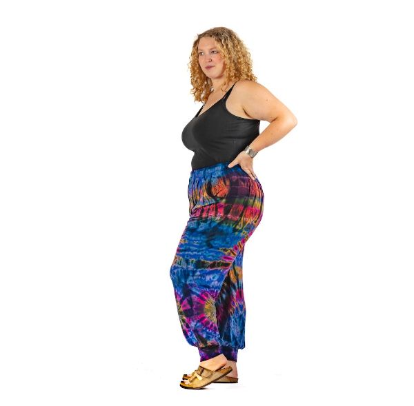 	Blue Jenny Tie Dye Jogger Pants