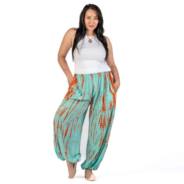 Picture of maggie tie dye harem pants