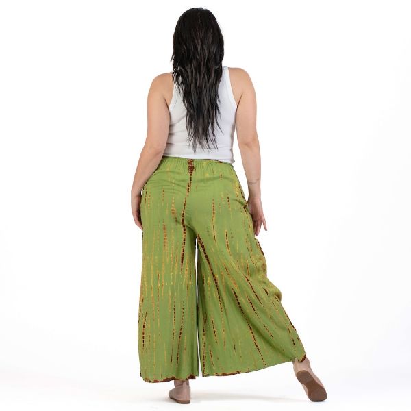 Picture of wide leg tie dye pants