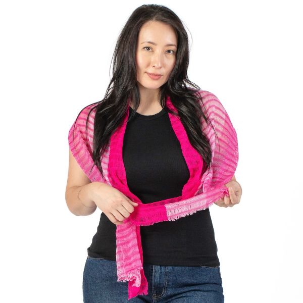 Picture of loose weave cotton scarf