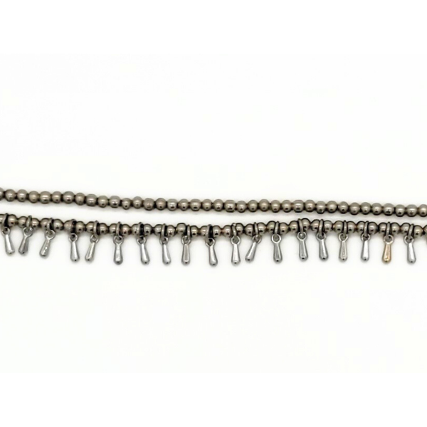 Picture of slinky fringe anklet