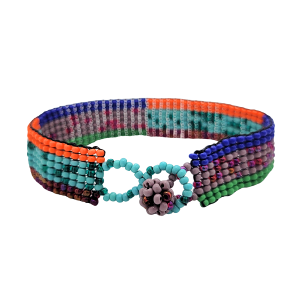Picture of carnival beaded bracelet - half inch