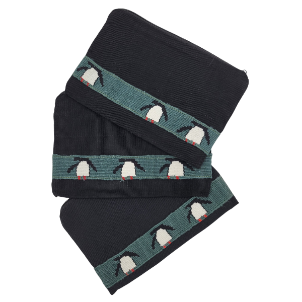 Picture of cotton penguin pouch