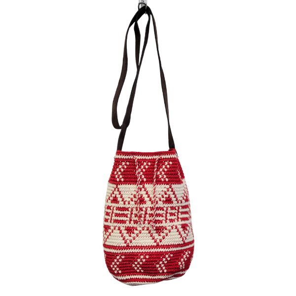 Picture of leather strap carryall bag