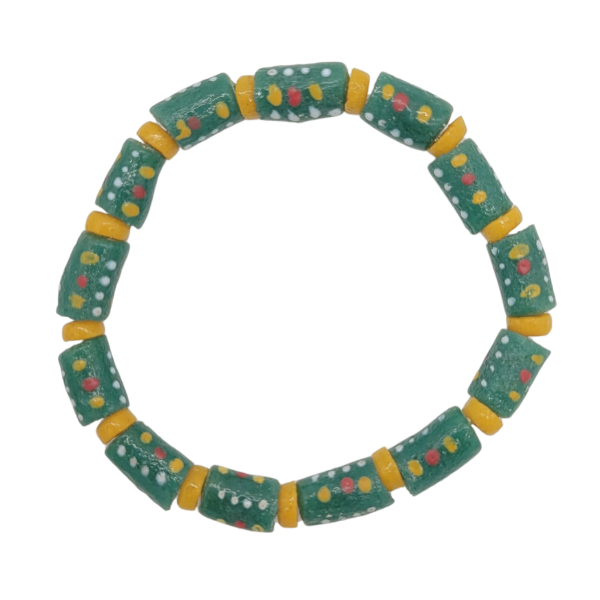 Picture of glass bead stretch bracelet