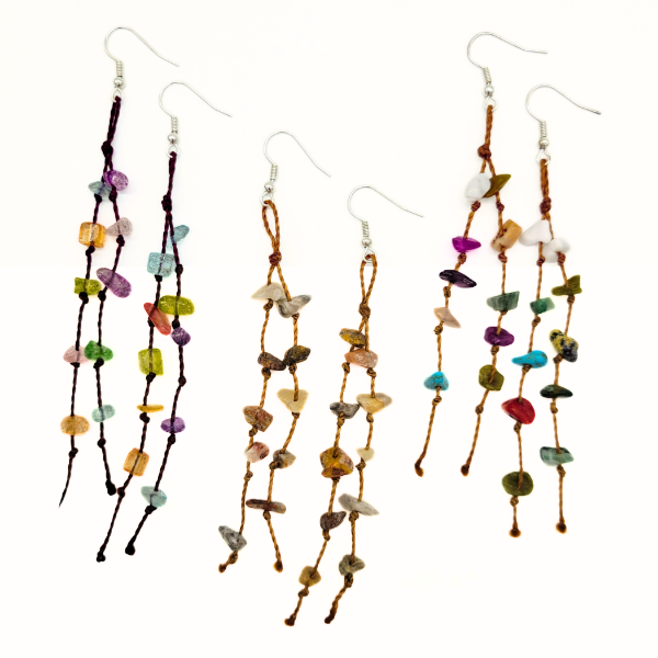Picture of rock chip earrings