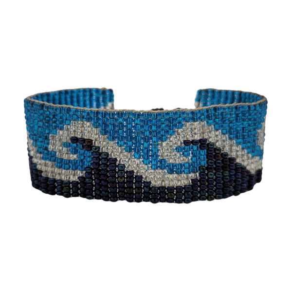 Picture of wave one inch beaded bracelet