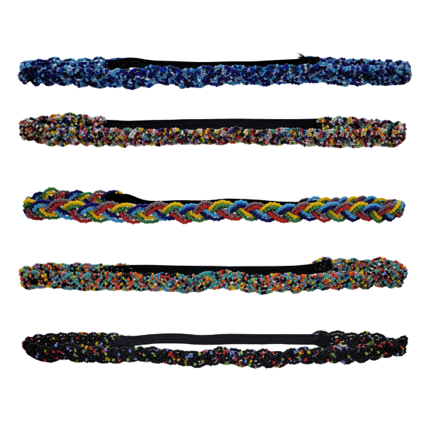 Picture of braided beaded headband