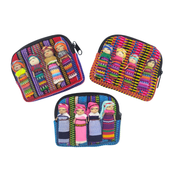 Picture of worry dolls coin purse