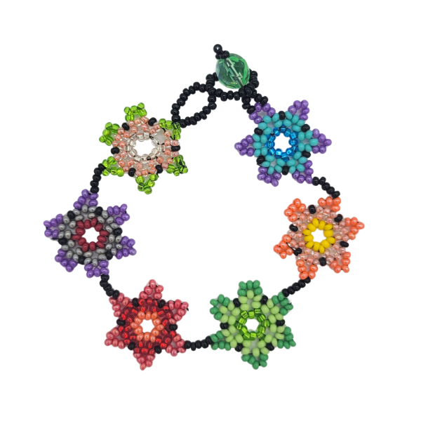 Picture of beaded blossom bracelet