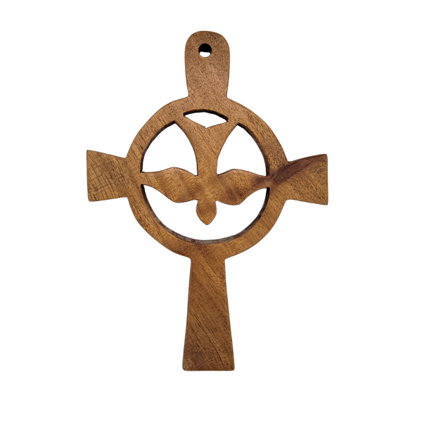 Picture of hand-carved wooden cross