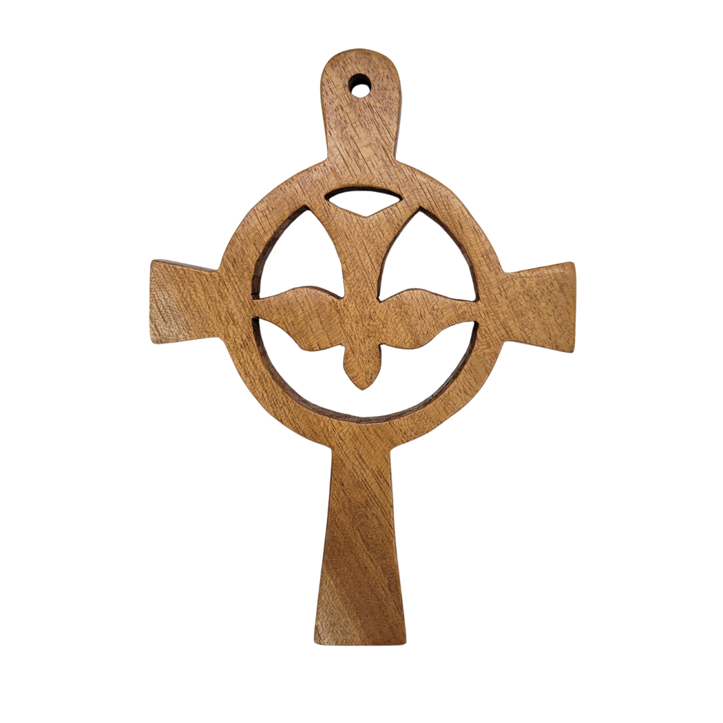 Picture of hand-carved wooden cross
