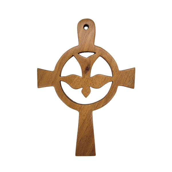 Picture of hand-carved wooden cross
