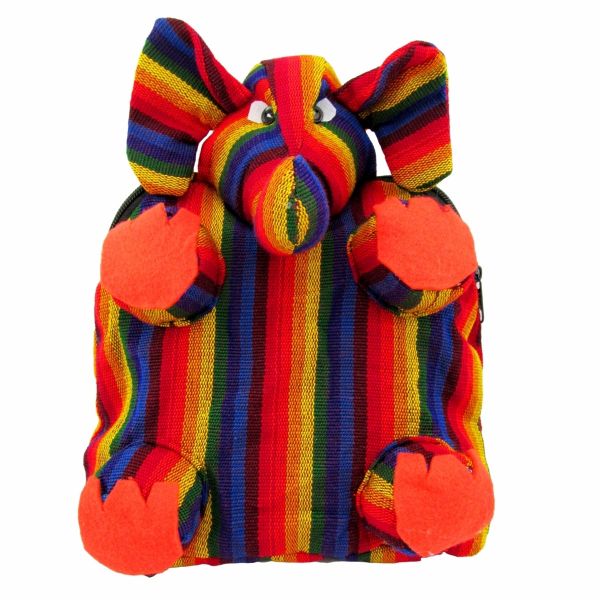Picture of striped elephant backpack