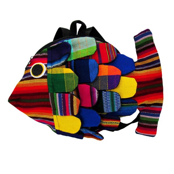 Picture of striped fish backpack