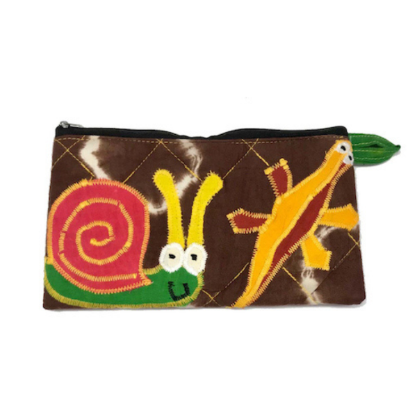 Picture of emma's quilted cotton pouch