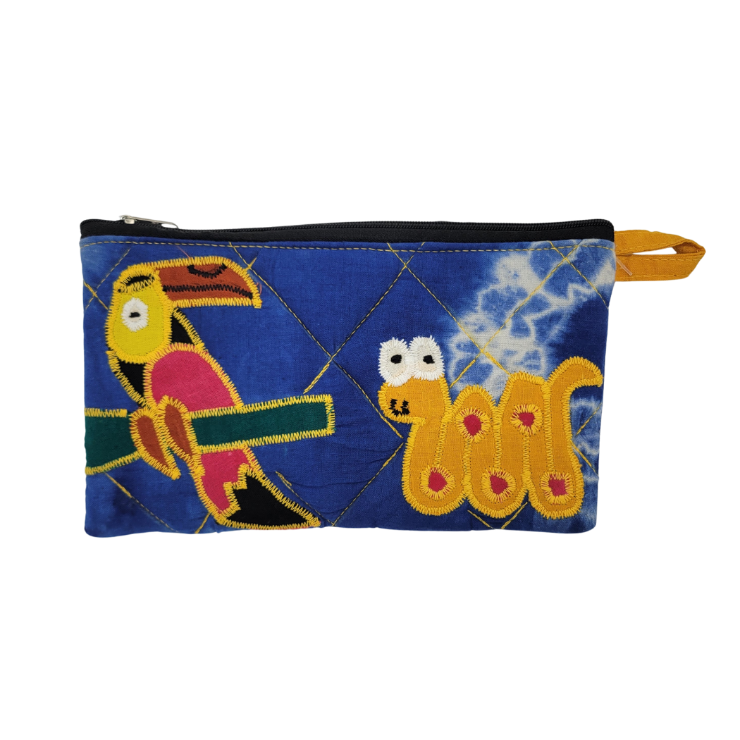 Picture of emma's quilted cotton pouch