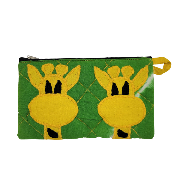 Picture of emma's quilted cotton pouch