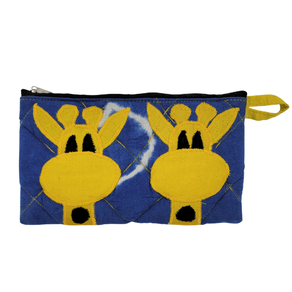 Picture of emma's quilted cotton pouch