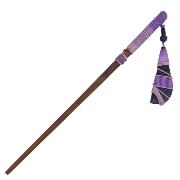 Picture of corded balsa wood hair stick