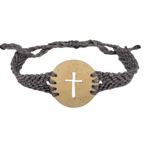 Picture of coco macrame bracelet - cross
