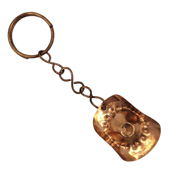 Picture of copper keychain