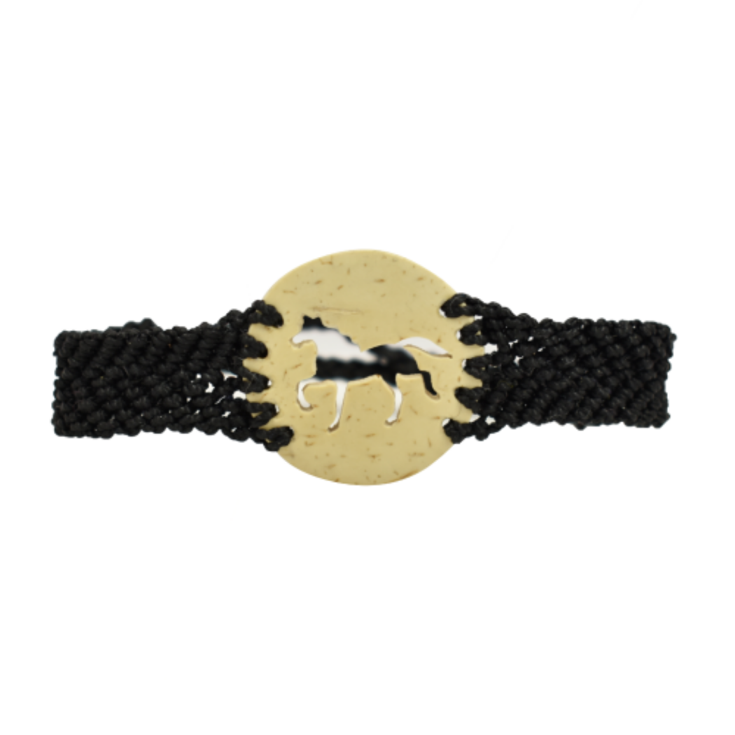 Picture of coco macrame bracelet - horse