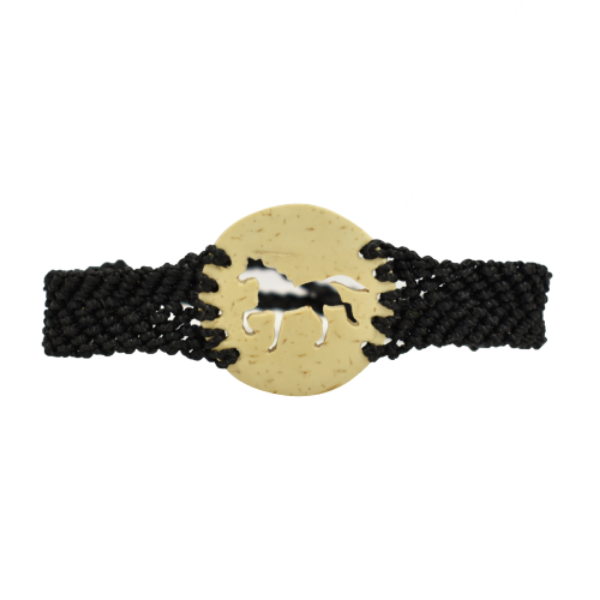 Picture of coco macrame bracelet - horse