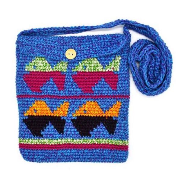 Picture of crocheted fish bag