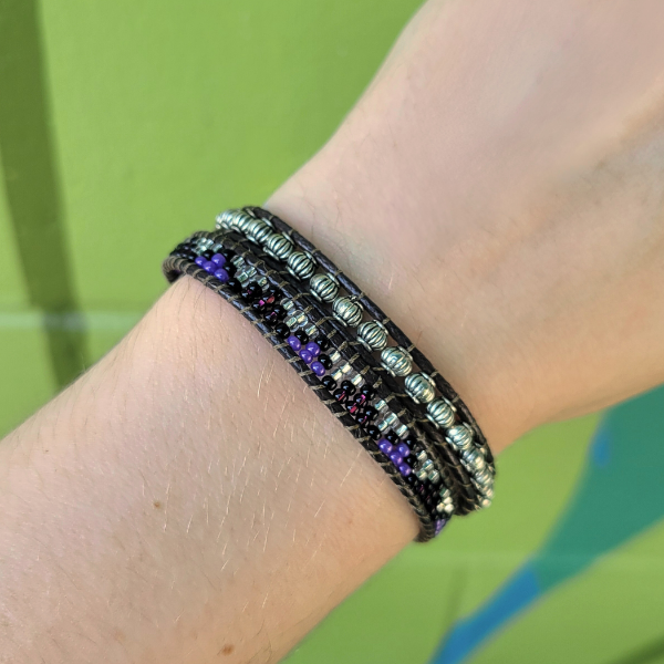 Picture of kampi beaded wrap bracelet