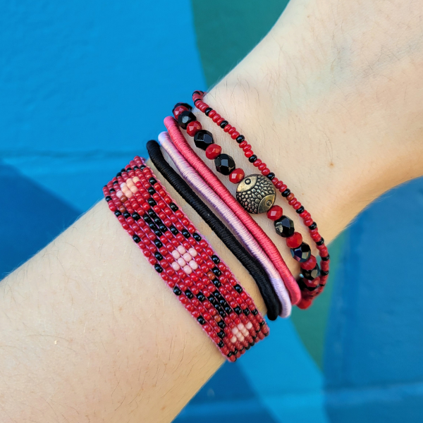 Picture of potpourri multi wrap bracelet 