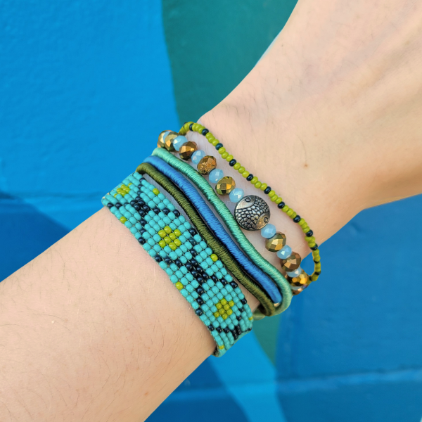 Picture of potpourri multi wrap bracelet 