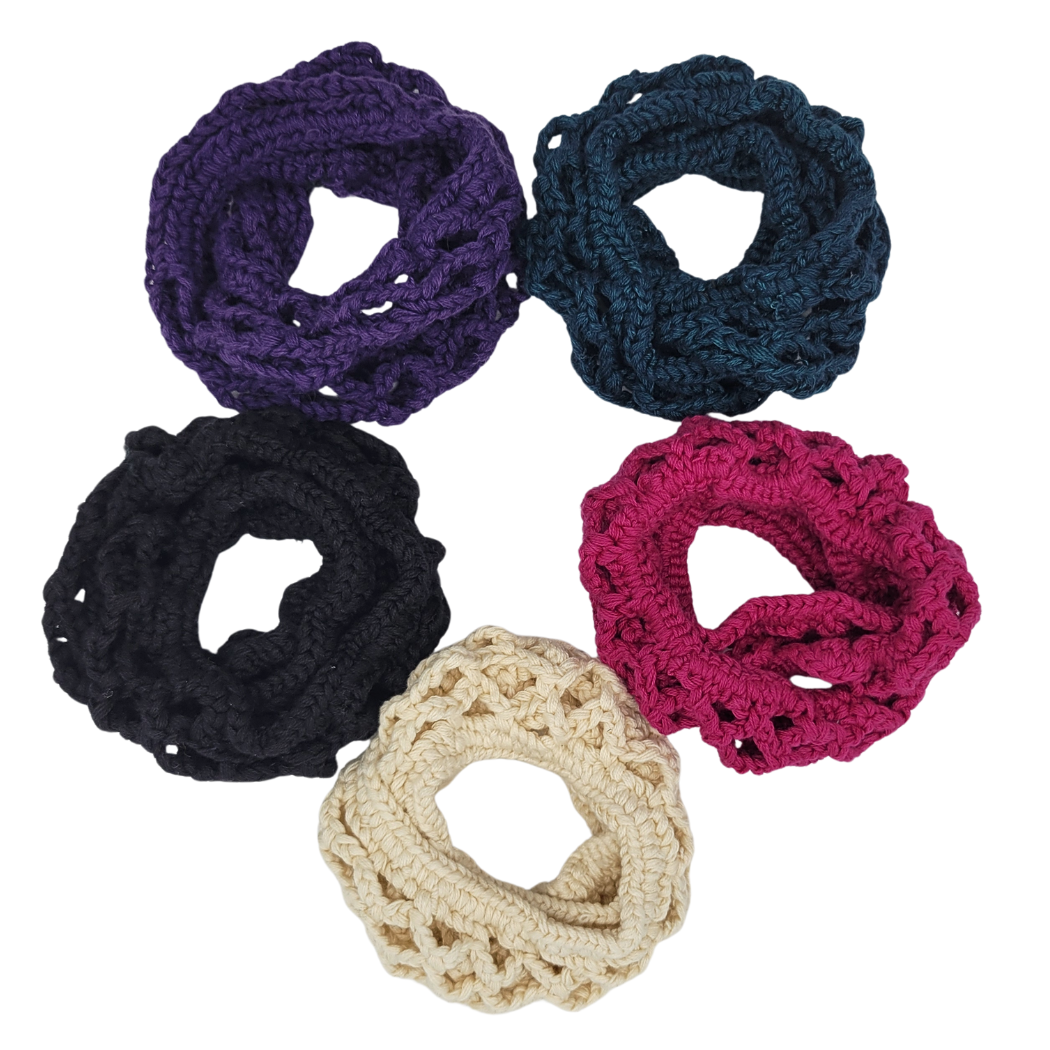 Picture of wraparound scrunchie headband