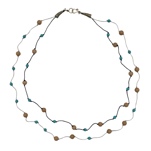 Picture of aerial two strand necklace
