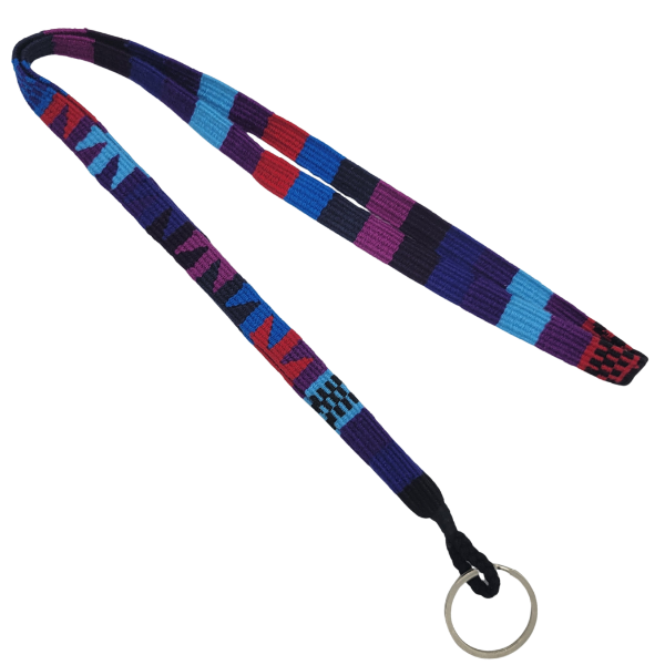 Picture of woven cotton lanyard