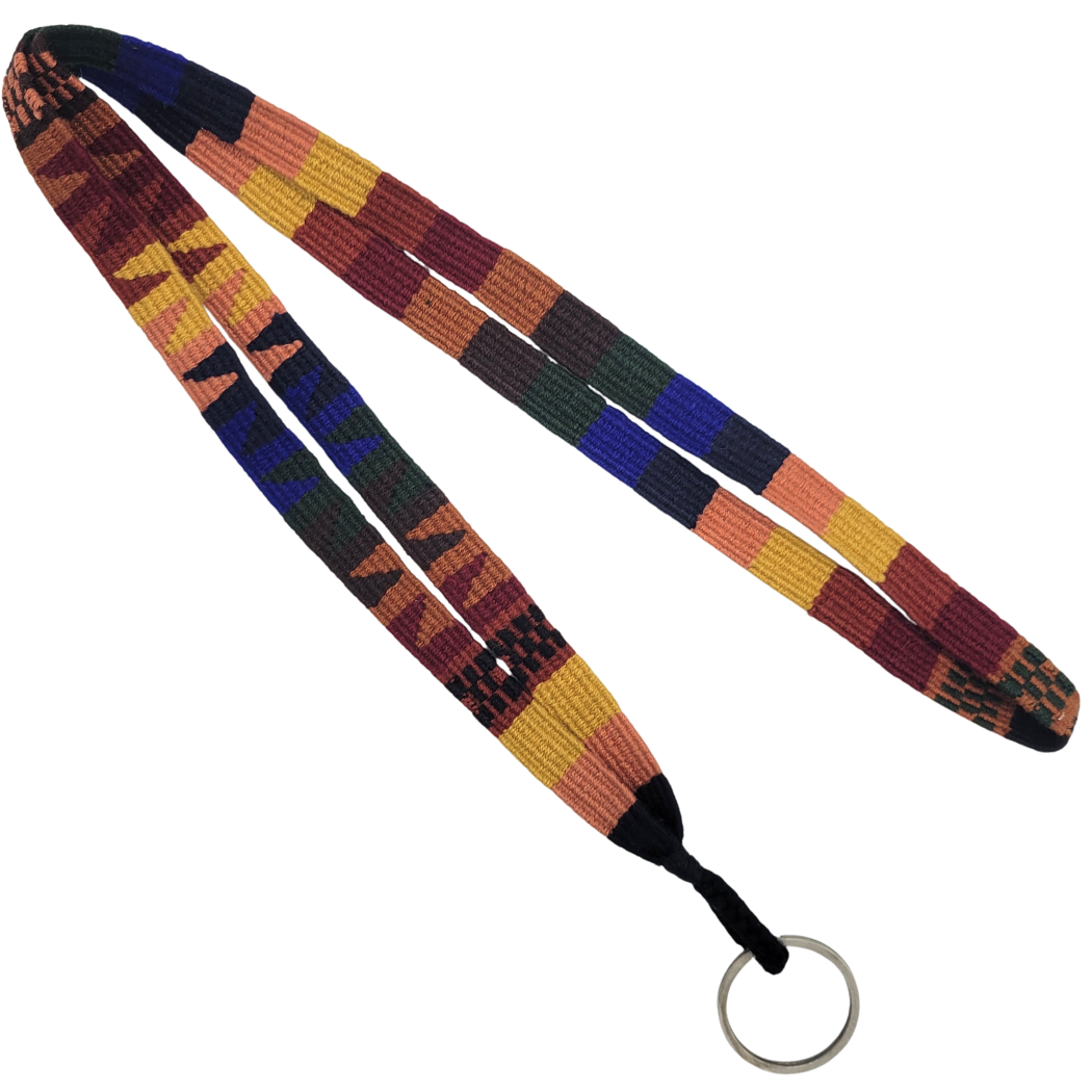 Picture of woven cotton lanyard