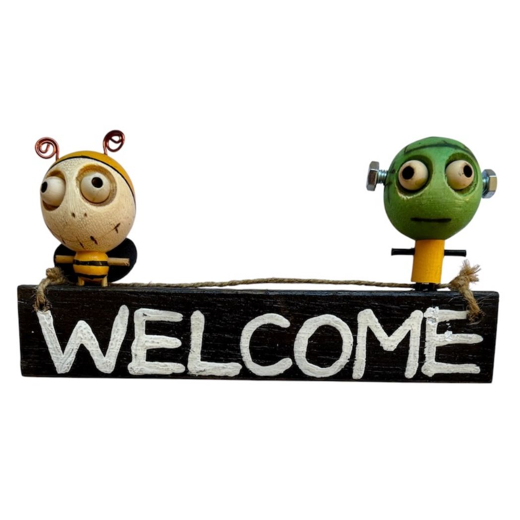 Picture of little monsters welcome sign