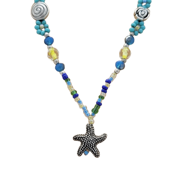 Picture of starfish beaded necklace