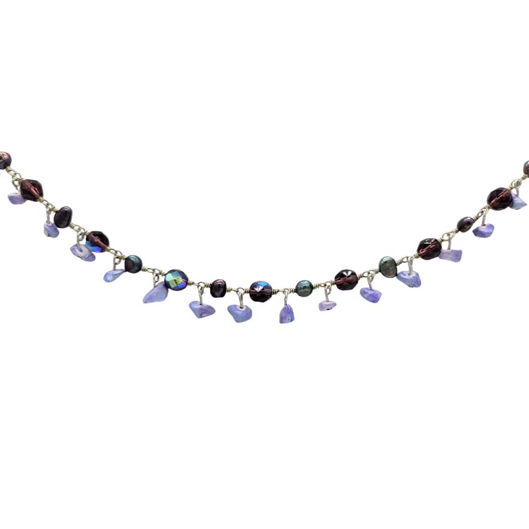 Picture of dancing crystal necklace