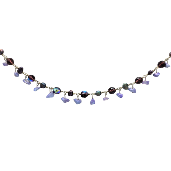 Picture of dancing crystal necklace