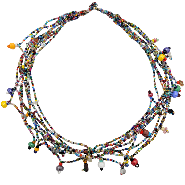 Picture of wide multistrand necklace